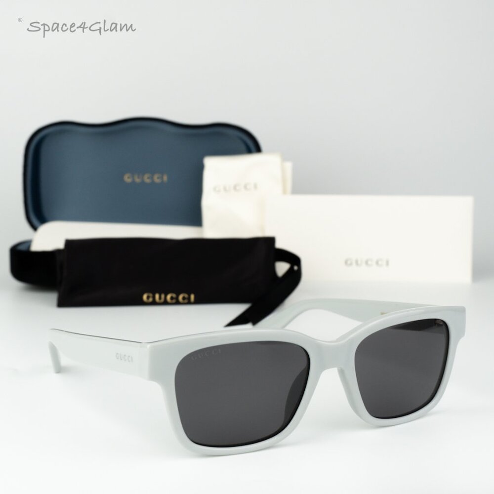 Gucci Men Sunglasses Grey Square GG1716S 005 BRAND NEW - Picture 4 of 7